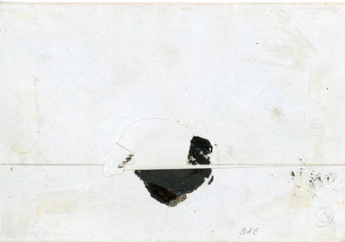 PERU PERU: 1858 (20 DIC) Folded cover to LIMA franked 1858 1d. Pale blue (pair) + 2 singles, all with good margins except one margin of pair, cancelled straight line PIURA, fine franking.