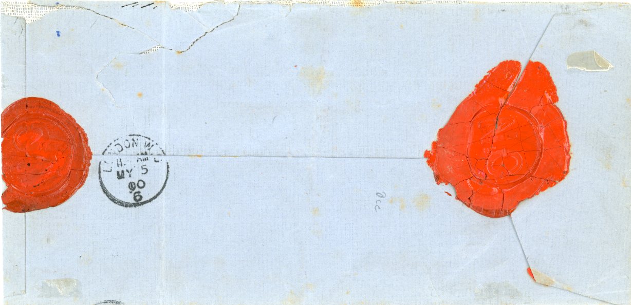 Nigeria Nigeria: Niger Company Territories: Lokoja: 1/2d., 1d. and 21/2d. tied by two strikes of type 8 
