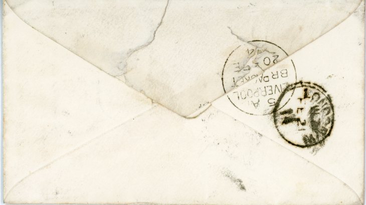 GOLD COAST GOLD COAST: 1874 (Jan 28): Stampless cover to Hyde Park, London bearing a good strike of