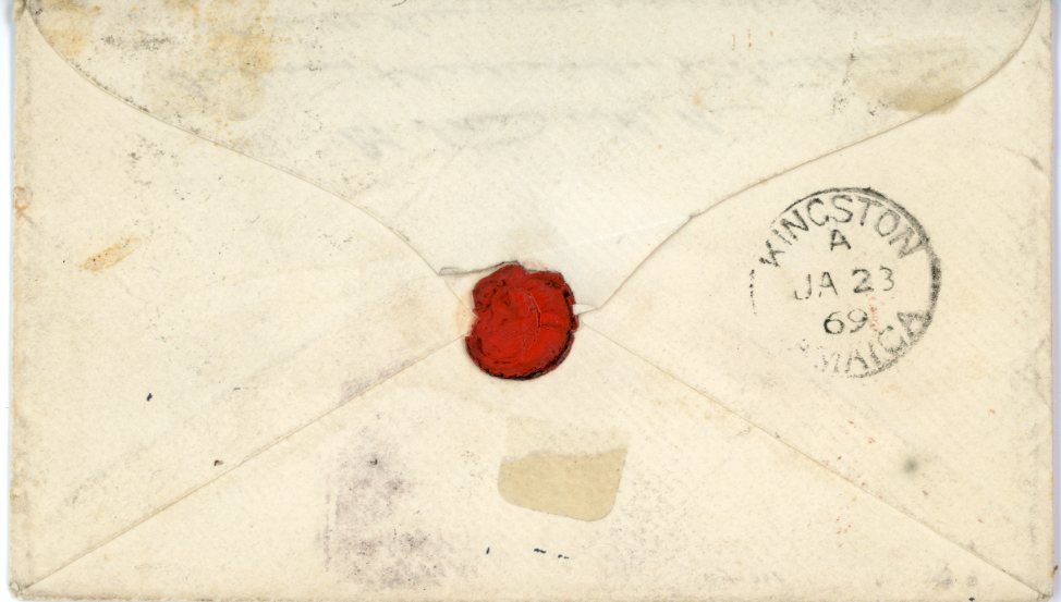 FRANCE FRANCE: 1868 (Dec): Envelope to 