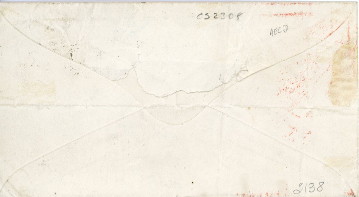 GB USED ABROAD / COLON GREAT BRITAIN USED ABROAD:  COLON 1881 Oct 6 Envelope to London franked 1880 1s orange-brown plate 13 lettered I-G, well centered, 1 shortish corner perf., tied by barred B16 cancel, blue Colon E.U. de Colombia despatch with matching blue T in circle handstamp, obliterated by a further B16 strike, London Oct 29 arrival backstamp. Envelope with couple of minor folds. The British P.O. closed prior to the usage of this stamp but not not picked up by the mail clerk at Plymouth who cancelled it B16. Rarity. ex Saylor.