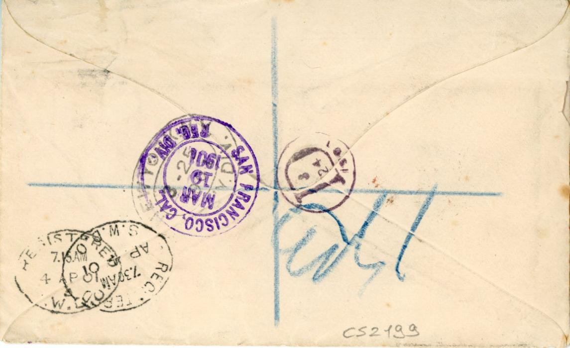 TONGA TONGA: 1901 (Feb 12) registered