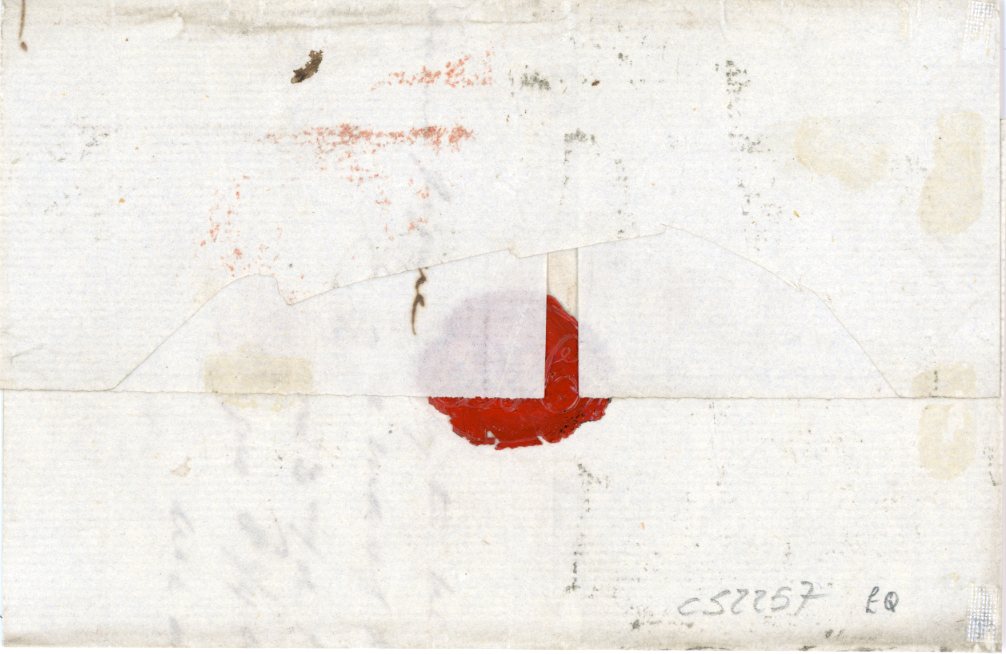 MALTA MALTA: 1862 (NO 16) Folded cover to London franked wing margin 1s pair tied Malta A25 ds with red London No 20 arrival, fine.