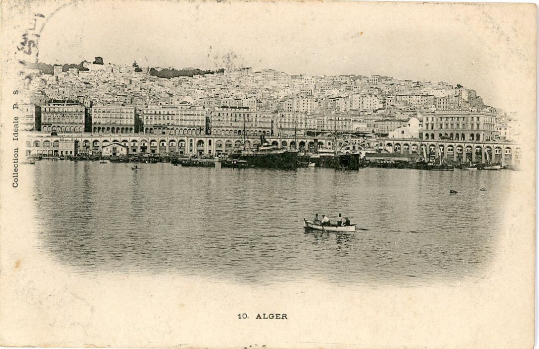 MALTA / ALGERIA MALTA / ALGERIA: 1905 (9 9) postcard franked France 15c sower tied by ALGER cds addressed to Sliema with circular T hs with 2d applied on arrival (Trory 43)