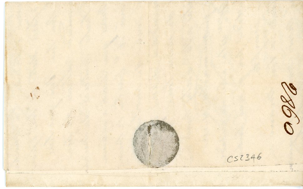 BRAZIL BRAZIL: 1840 Entire to Rio de Janeiro hs clear BAHIA in brown, taxed 40, vertical filing crease