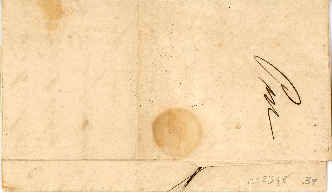 BRAZIL BRAZIL: 1843 (20 Mar) Entire to Rio with fine DOURO PRETO CORREIO GERAL DE MINAS , fine strike, rated 50, good thematic