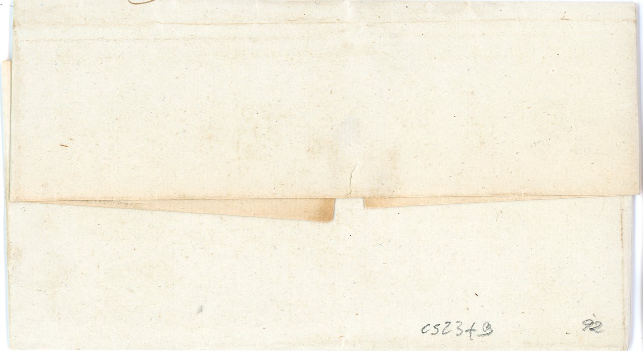 BRAZIL BRAZIL: 1836 (30 Juil) entire with clear J.D.QUELUZ hs in brown, fine