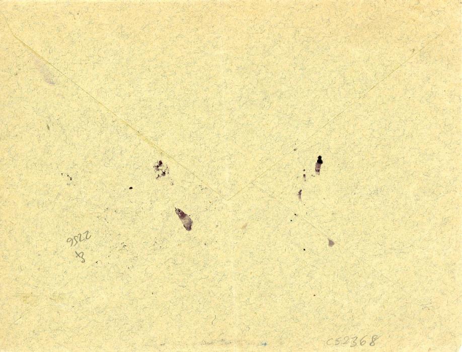 OTTOMAN PALESTINE OTTOMAN PALESTINE: 1917 Envelope imprinted Otto Fischer Haifa (Syrien) addressed to Germany franked 1909-11 5pa brown-ochre pair + 1pi blue all with 1915 Provisional ovpt, 5 pa pair also ovpt. 1908 printed matter hs in blue, all tied CAIFFA bilingual cds, fine