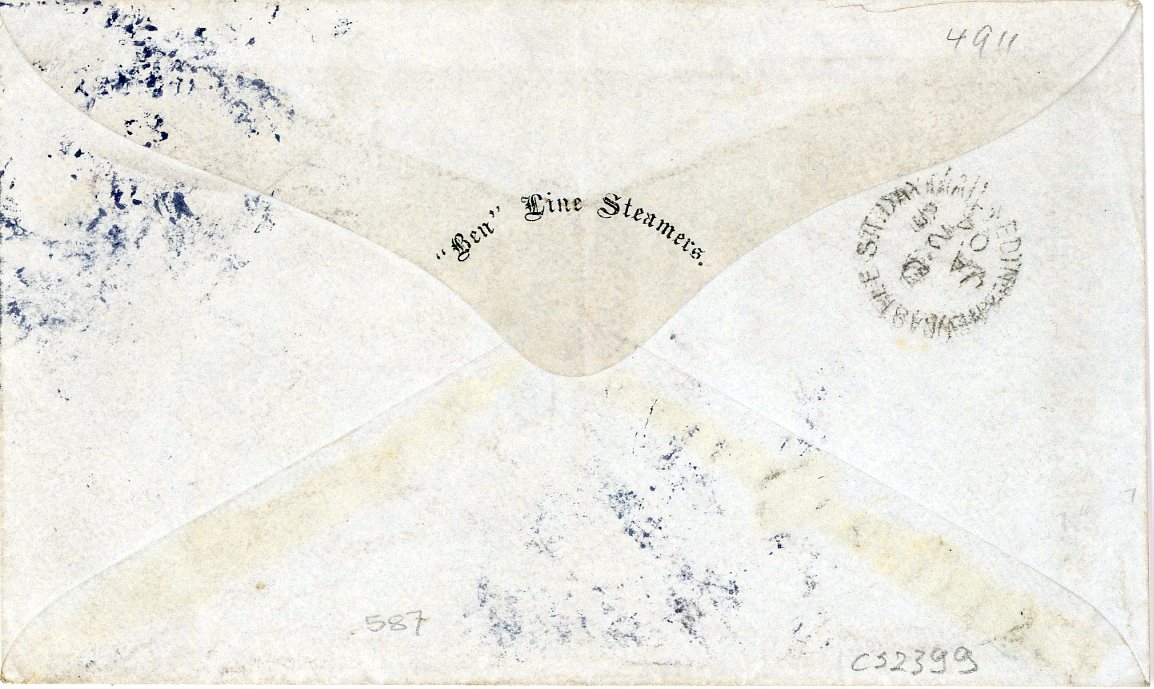 RUSIA FAR EAST RUSIA FAR EAST: 1903 (22 XII) envelope to Scotland printed on flap