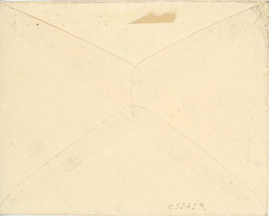 THAILAND THAILAND: 1907 (16 12) stampless envelope used internally with Bangkok dispatch 