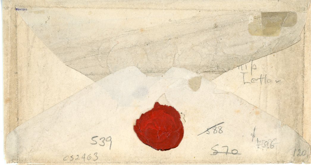 GIBRALTAR GIBRALTAR: 1858 (3 De) env. to London franked GB 1857 6d lilac tied by barred G with 3 line GIBRALTAR/8 DE 1858/SHIPLETTER in blue, red tombstone PAID?LIVERPOOL?SHIP JA 6 and London Paid Ja 7 alongside, backflap heavily creased and envelope with two weak corners, Proschold expertisation mark on reverse