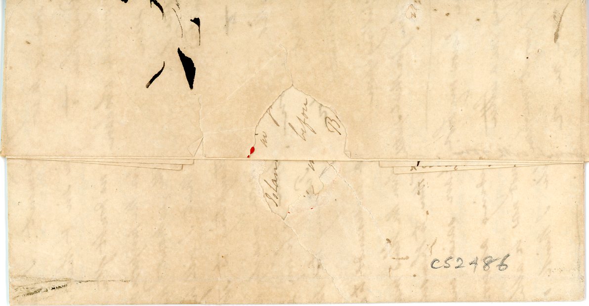 BAHAMAS BAHAMAS: 1833 (Dec 9th) Entire to Jamaica with ms Rum Key dateline, rated 1/3, taxed 4d on arrival, addressed to a Baptist minister in Spanish Town