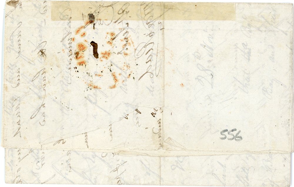 GIBRALTAR GIBRALTAR: 1842 (25 Nov) entire from Malaga via Gibraltar to Boston USA with framed GIBRALTAR arc/PAID, shipped by Rock Scorpion via London (12 Dec) transit, Liverpool (13 Dec), from there Cunard Caledonian to Boston arriving 25 June, with SHIP/6 in red applied on arrival, charged 1/8 (8d to UK + 1s from Liverpool), fine