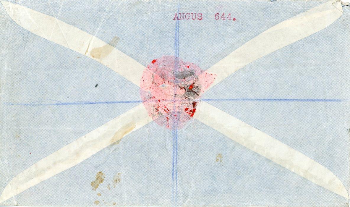 BAHRAIN BAHRAIN: 1939 (2 Aug) registered envelope to Scotland franked KGV 3p (2) + 4a & KGVI 1a (1a3p Airmail rate to UK +4a3p registration fee), blank registration label hs boxed BAHRAIN/PERSIAN GULF DISTRICT, fine